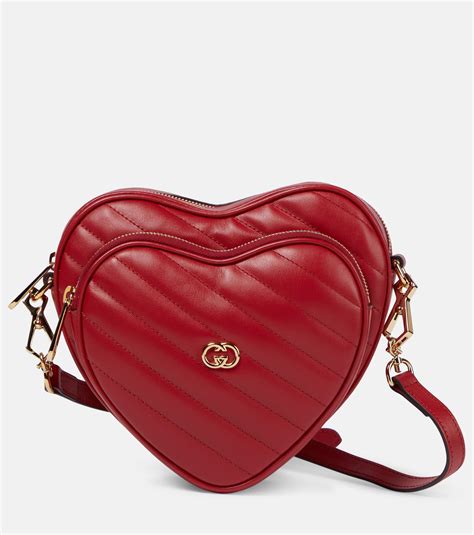 gucci red heart waist bag|Gucci waist pouch bag.